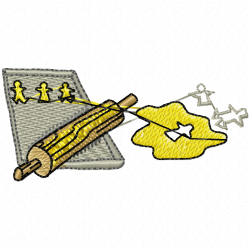 Gingerbread Embroidery Design 2 Gingerbread Embroidery Design 2